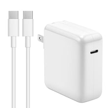 Load image into Gallery viewer, Mac Book Charger-96W USB C Fast Charger Power Adapter-Compatible with New Mac Book Air 13 Inch MacBook Pro 16 15 14 13 Inch 2021 2020 2019 2018-6.6ft USB C to C Charge Cable