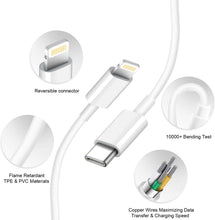 Load image into Gallery viewer, iPhone 14 13 12 11 Charger iPad Charger-Apple MFI Certified-12W USB Wall Charger Foldable Portable Travel Plug with USB Charging Cable Compatible with iPhone, iPad, iPad Mini, iPad Air 1/2/3, Airpod