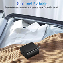 Load image into Gallery viewer, iPhone 14 13 12 11 Super Fast Charger-20W PD Type C Power Wall Charger with 6FT Charging Cable Compatible with iPhone 14/14 Pro Max/13/13 Mini/13 Pro/13 Pro Max/12/12 Pro/iPad Air-Black

