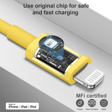Load image into Gallery viewer, iPhone 14 13 12 11 Super Fast Charger-20W PD Type C Power Wall Charger with 6FT Charging Cable Compatible with iPhone 14/14 Pro Max/13/13 Mini/13 Pro/13 Pro Max/12/12 Pro/iPad Air-Yellow
