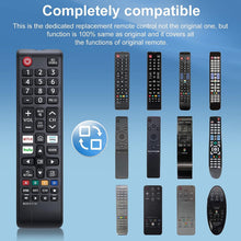 Load image into Gallery viewer, Pack of 2-New Universal Remote for All Samsung TV Remote-Replacement Compatible for All Samsung Smart TV, LED, LCD, HDTV, 3D, Series TV
